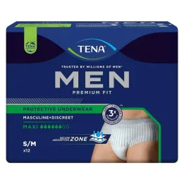 TENA® MEN PREMIUM FIT Hlače Maxi S/M za inkontinenciju, 12 kom
