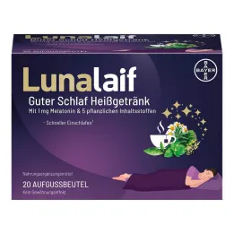 Vrećice za tople napitke Lunalaif Good Sleep, 20 kom