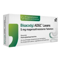 Bisacodyl ADGC® Laxans 5 mg gastrorezistentne tablete, 20 kom