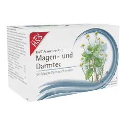 H&amp;S® filter vrećice čaja za želudac i crijeva, 20X2,0 g