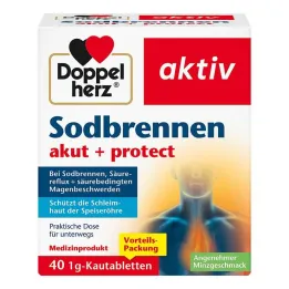 Doppelherz žgaravica akutna + protect tablete za žvakanje, 40 kom