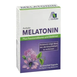 Melatonin + pasiflora + valerijana kapsule, 60 kom