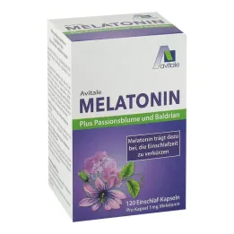Melatonin + pasiflora + valerijana kapsule, 120 kom