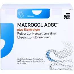MACROGOL ADGC plus elektroliti Plv.z.H.e.L.z.Einn., 20 kom