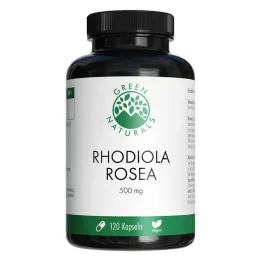 Green Naturals Rhodiola Rosea 500 mg kapsule visoke doze, 120 kom