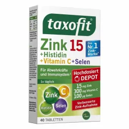 Taxofit cink + histidin + selen depo tablete, 40 kom
