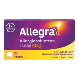 Allegra tablete protiv alergija 20 mg tablete, 20 kom