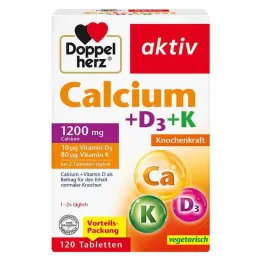 Doppelherz Calcium + D3 + K tablete, 120 kom