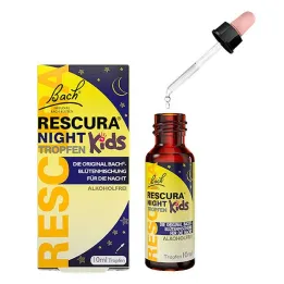 Bach Flowers Original Rescura Night Kids kapi bez alkohola, 10 ml