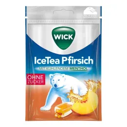WICK Icetea bomboni breskva bez šećera, 72 g