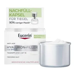 Eucerin Hyaluron-Filler dnevna krema za suhu kožu s LSF 15, 50 ml