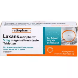 LAXANS-ratiopharm 5 mg tablete želučanog soka, 30 kom