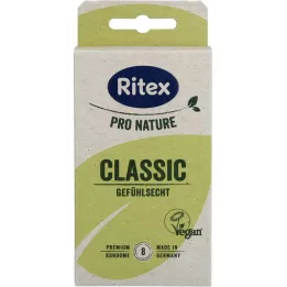 RITEX PRO NATURE CLASSIC veganski kondomi, 8 kom