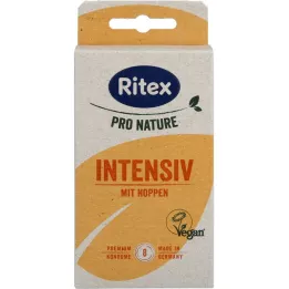 RITEX PRO NATURE INTENSIV veganski kondomi, 8 kom