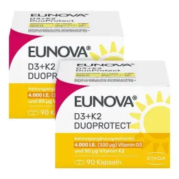Eunova Duoprotect D3 + K2 4000 I.U. / Kapsule od 80 µg, 2x90 kom