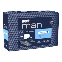 Seni® Man jastučić za inkontinenciju normalna razina 2, 15 komada