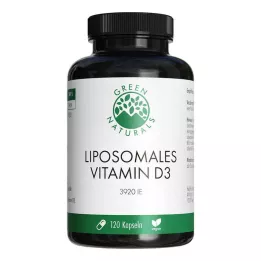 GREEN NATURALS Vitamin D3 liposomalne visokodozne kapsule, 120 kom