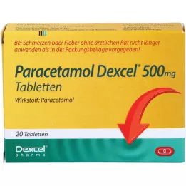 PARACETAMOL Dexcel 500 mg tablete, 20 kom