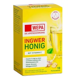 Wepa đumbir + med + vitamin C u prahu, 10X10 g