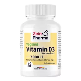 VEGANE Vitamin D3 7000 IU tjedno depo kapsule, 60 kom