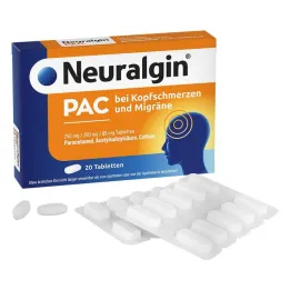 Neuralgin PAC protiv glavobolje i migrene tablete, 20 kom