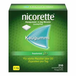 nicorette® žvakaće gume freshmint, 4 mg nikotina, 210 kom