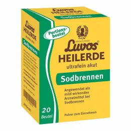Luvos ljekovita glina ultrafini prašak za akutnu žgaravicu, 20x6,5 g