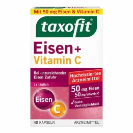 taxofit® željezo + vitamin C kapsule, 40 kom