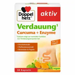 Doppelherz Digestion Curcuma + enzim kapsule, 30 kom