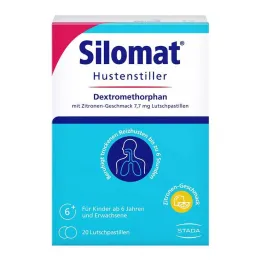 Silomat lijek za suzbijanje kašlja DMP limun pastile, 20 kom