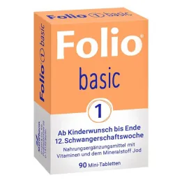 Folio 1 basic filmom obložene tablete, 90 kom