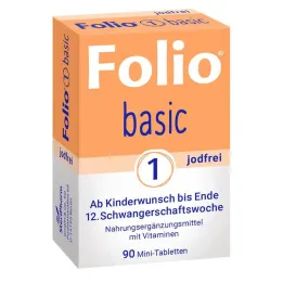 Folio 1 basic filmom obložene tablete bez joda, 90 kom