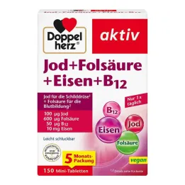 Doppelherz jod + folna kiselina + željezo + B12 tablete, 150 kom