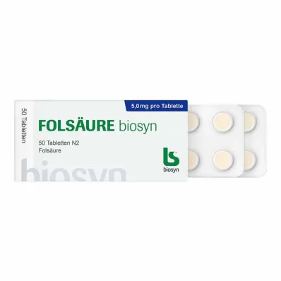 Folna kiselina Biosyn tablete, 50 kom Folna kiselina Biosyn tablete, 50 kom