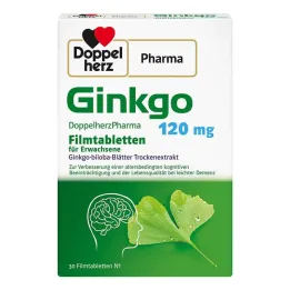 Ginkgo DoppelherzPharma 120 mg filmom obložene tablete, 30 kom