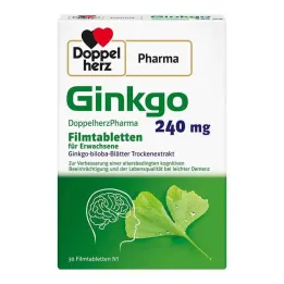 Ginkgo DoppelherzPharma 240 mg filmom obložene tablete, 30 kom