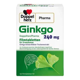 Ginkgo DoppelherzPharma 240 mg filmom obložene tablete, 120 kom