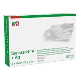 Suprasorb A + Ag Antimik.Cal.Alginatna obloga 5x5 cm, 10 kom