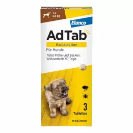 ADTAB 56 mg tablete za žvakanje za pse 1,3-2,5 kg 3 kom tablete za žvakanje, 3 kom