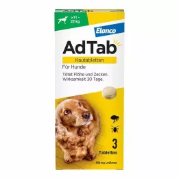 ADTAB 450 mg tablete za žvakanje za pse &gt;11-22 kg 3 kom tablete za žvakanje, 3 kom