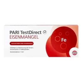 Krv za samotestiranje nedostatka željeza Pari Testdirect (1 kom.)