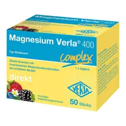 Magnesium Verla 400 Wild Berry Direct Granules, 50 kom