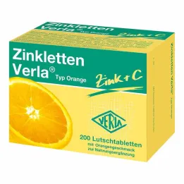 Zinkletten Verla Orange pastile, 200 kom