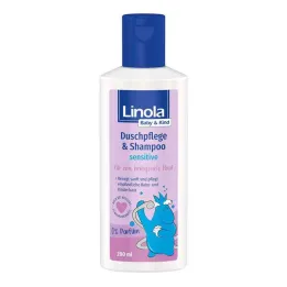 Linola Baby & Njega za dječju tuširanje & Šampon za osjetljivu kožu (200 ml)