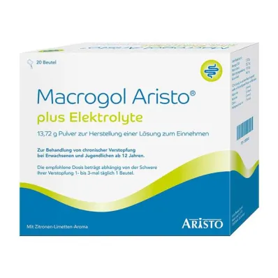 Makrogol Aristo plus elektroliti 13,72 g Ple, 20 kom Makrogol Aristo plus elektroliti 13,72 g Ple, 20 kom