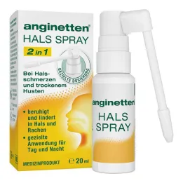 Anginette sprej za grlo 2 u 1 za odrasle, 20 ml