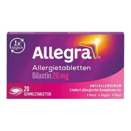 Allegra tablete protiv alergija 20 mg tablete za topljenje, 20 kom