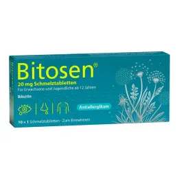 Bitosen 20 mg raspadljive tablete za usta, 10 kom