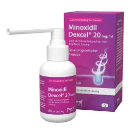 Minoxidil Dexcel 20 mg/ml sprej za primjenu na vlasištu, 60 ml