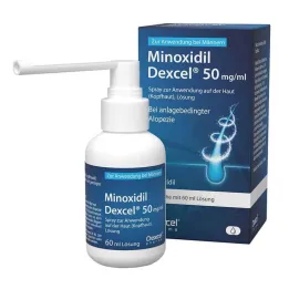 Minoxidil Dexcel 50 mg/ml sprej za primjenu na vlasištu, 60 ml
